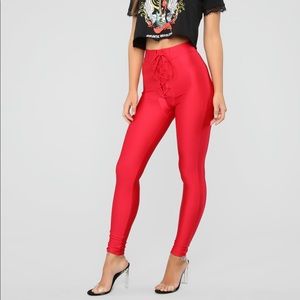 Fashion Nova Pants - Tying Up Loose Ends Leggings Fashion Nova Pants - Tying Up Loose Ends Leggings